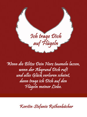 cover image of Ich trage Dich auf Flügeln